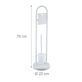 Northix Ensemble de toilette en acier inoxydable  
