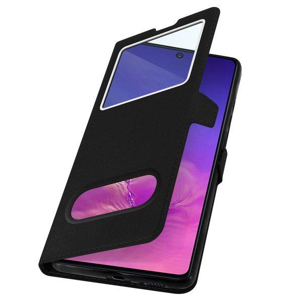 Avizar  Etui Galaxy S10 Lite Fenêtre Noir 