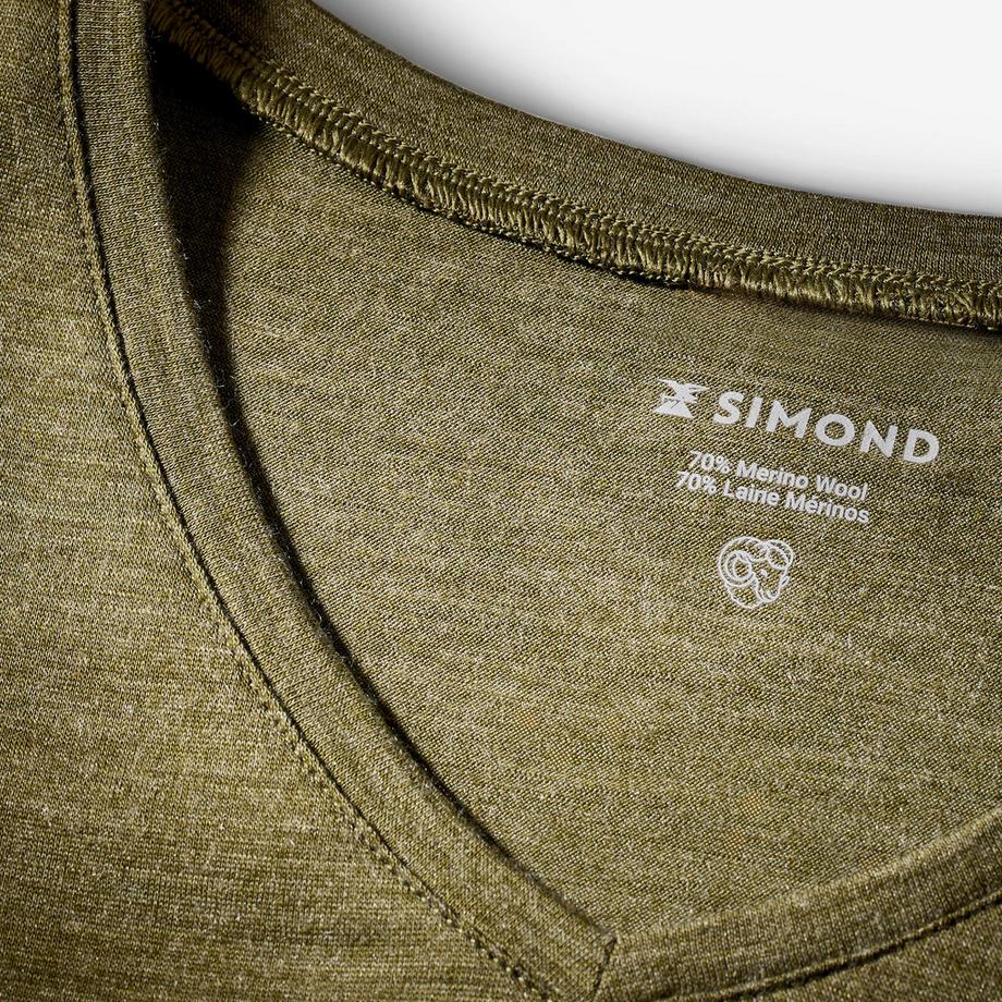 SIMOND  T-shirt femme manches courtes mérinos 