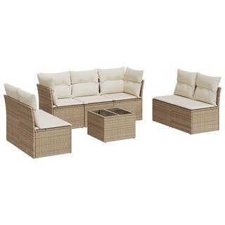 VidaXL set divano da giardino Polirattan  