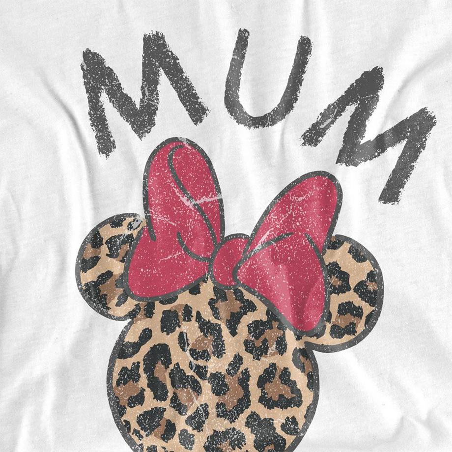 Disney Mum Leopard Print Langarm T-Shirt  
