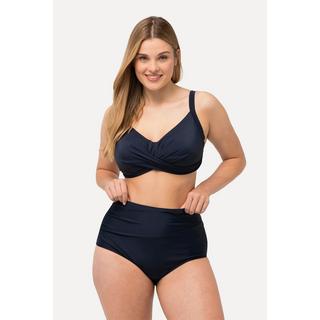 Ulla Popken  Bikini-Hose, Drapierung, High Waist 