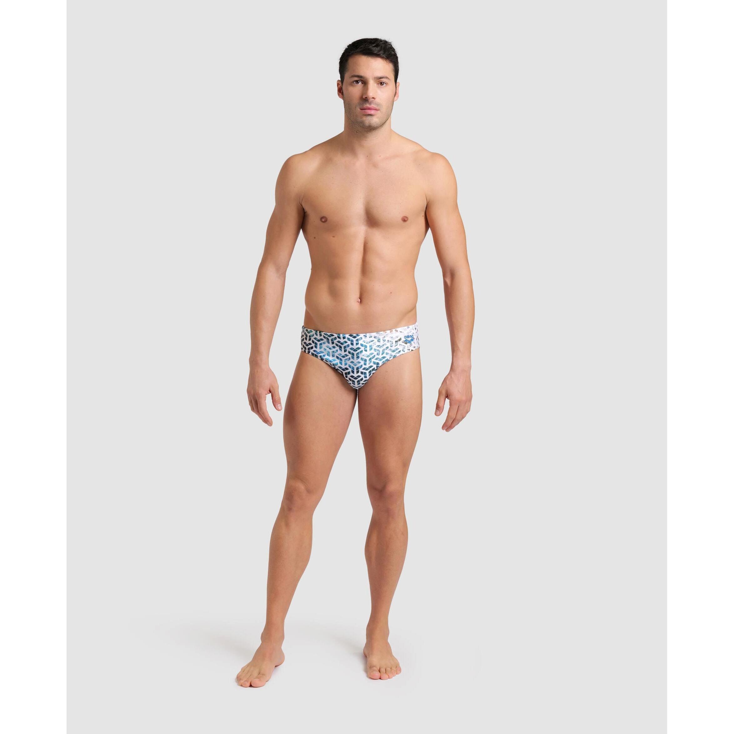 arena Planet Water Print Badeslip  