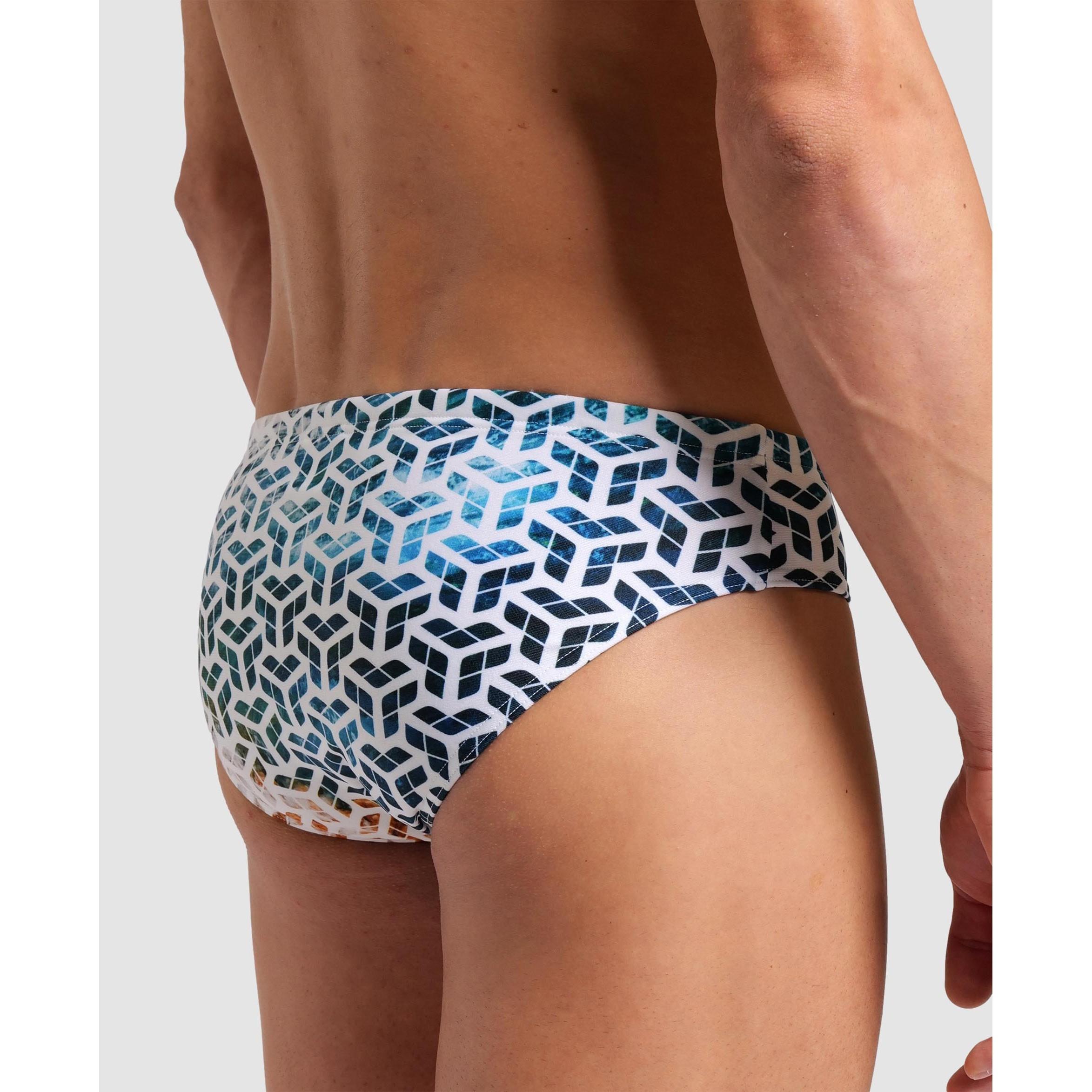 arena Planet Water Print Badeslip  