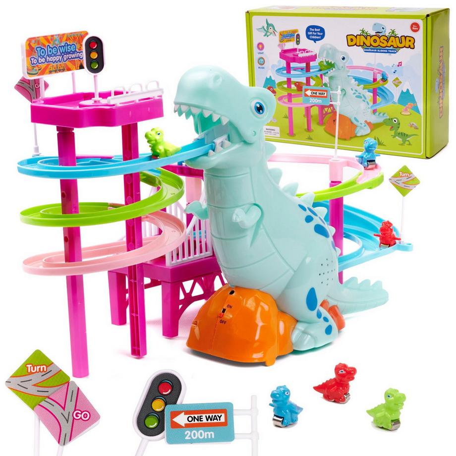 Pricenet  Dinosaurier-Rennstrecke, Dinosaurier-Sounds, Lichter 