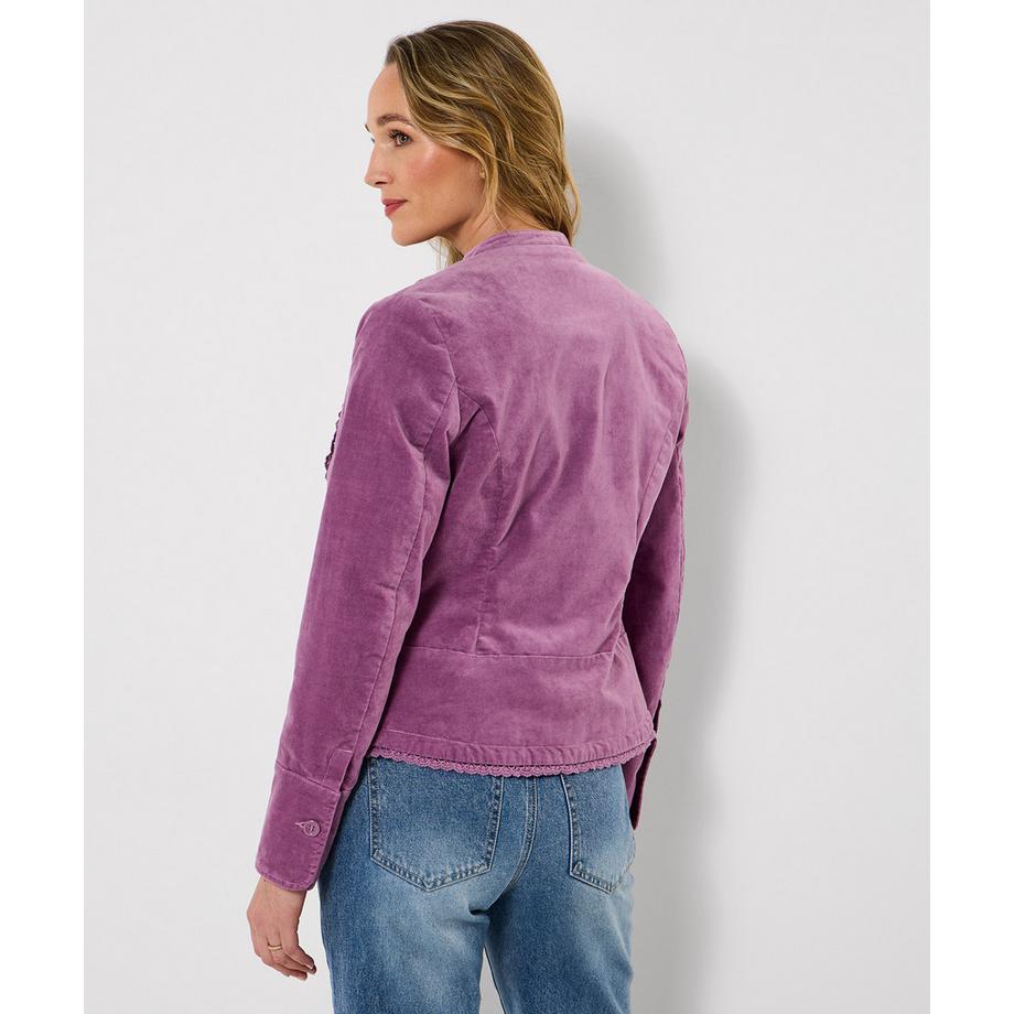 Joe Browns Moleskin Militärstil Jacke mit Spitzenbesatz  