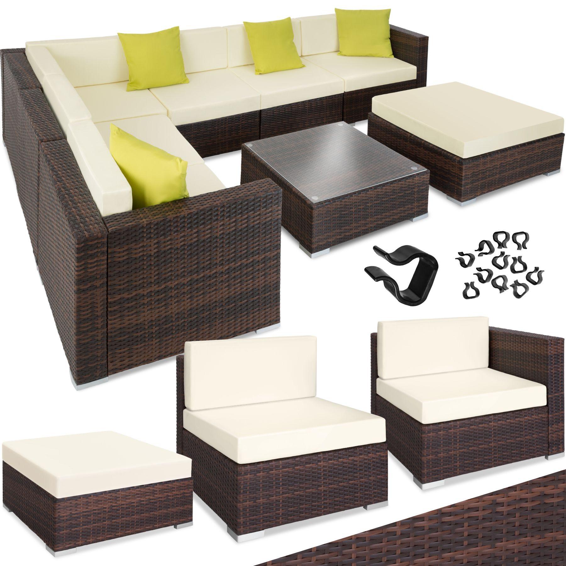 Tectake Rattan Loungeset Marbella  