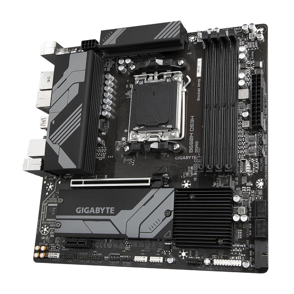 Gigabyte  B650M DS3H Motherboard AMD B650 Sockel AM5 micro ATX 