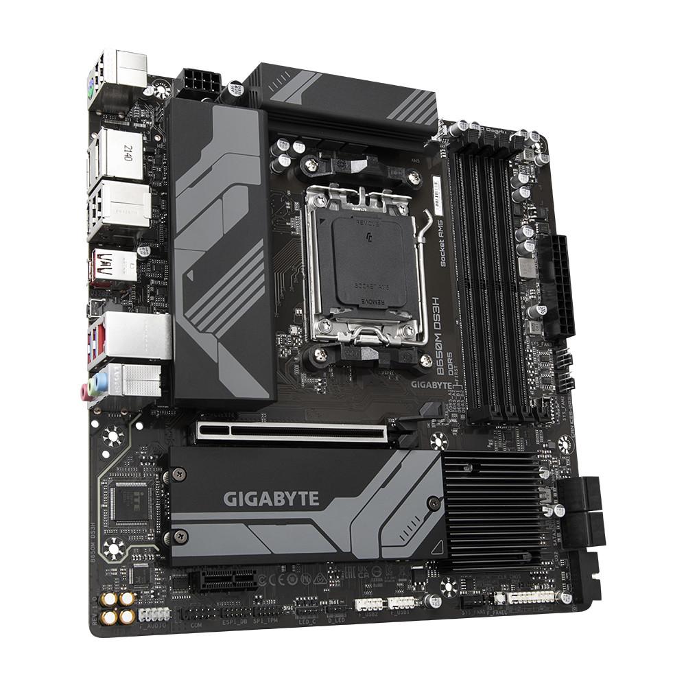 Gigabyte  B650M DS3H Motherboard AMD B650 Sockel AM5 micro ATX 