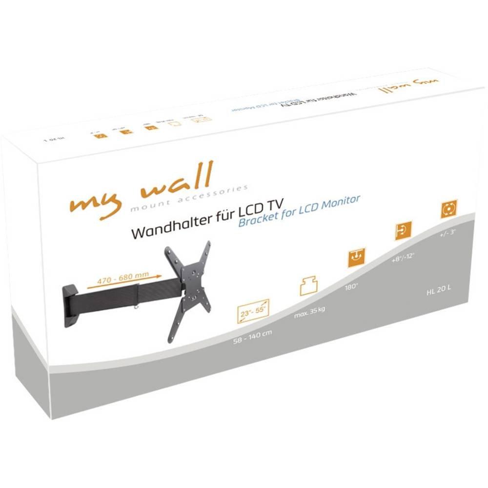 My Wall  HL 20 L ausziehbarer Wandhalter 23-55 (58 - 140cm) max. 35kg, neigbar+schwenkbar 