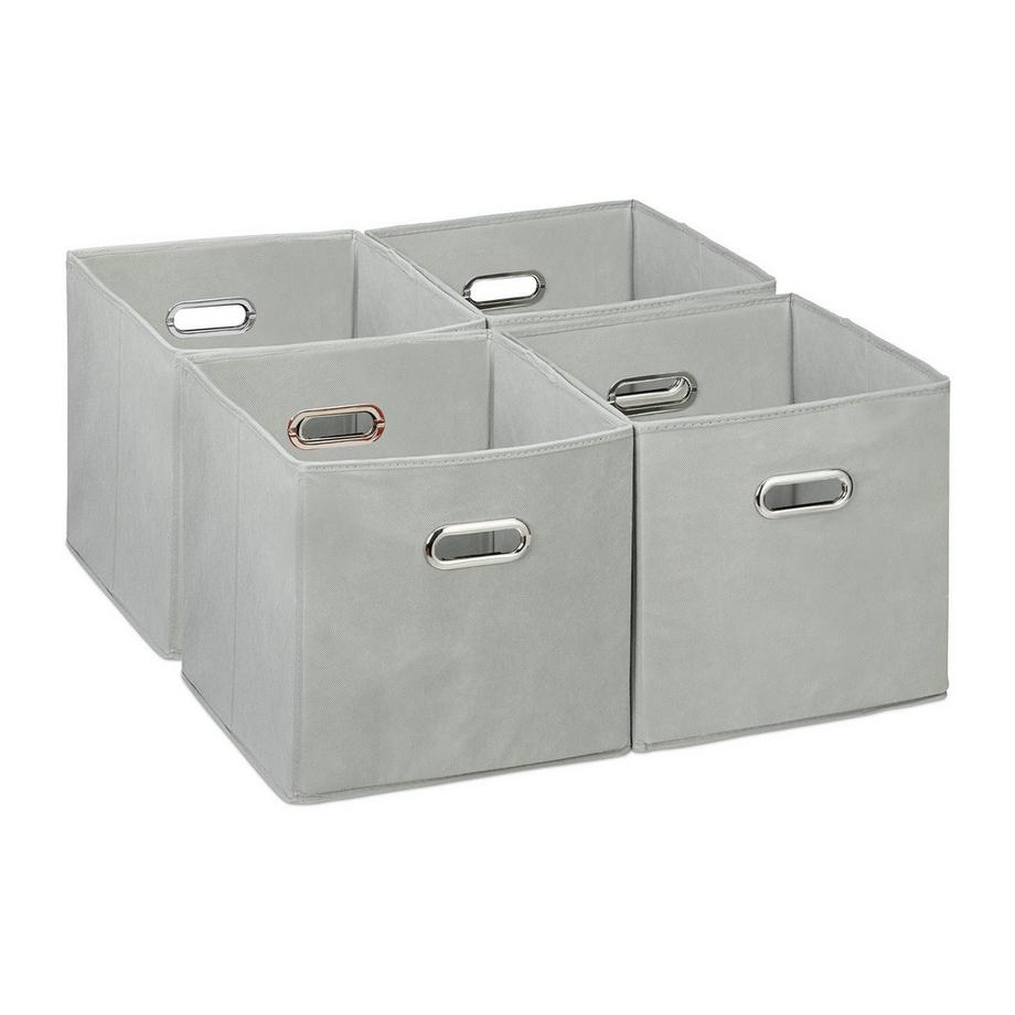 Set di cestini portaoggetti pieghevoli