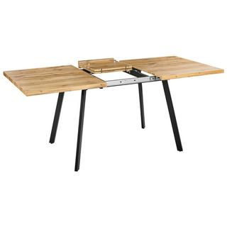 Beliani Ausziehbarer Esstisch aus MDF-Platte Glamourös HARLOW  