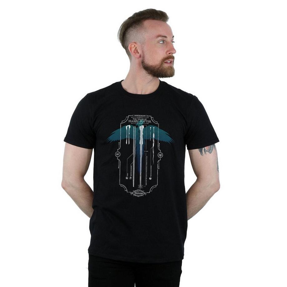Harry Potter Zauberstab Kurzarm T-Shirt  