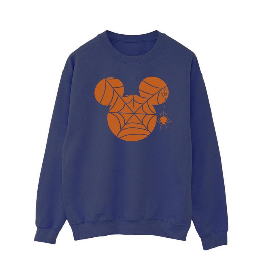 MICKEY MOUSE Halloween Sweatshirt Toile d'Araignée  