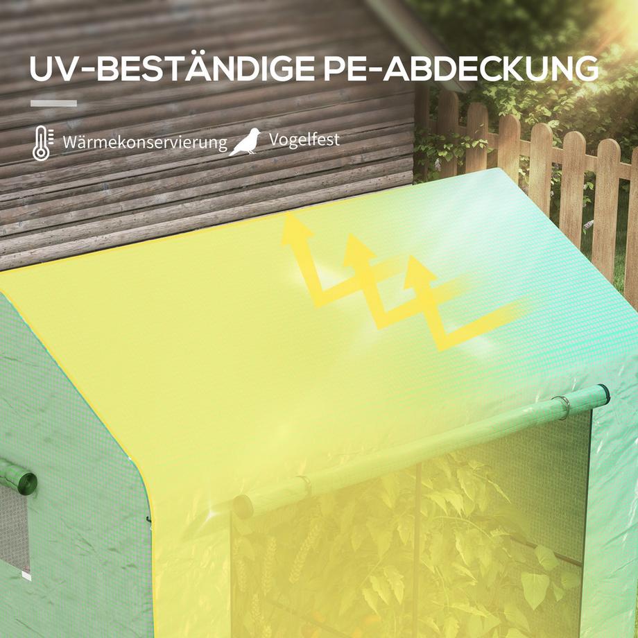 Outsunny Foliengewächshaus  