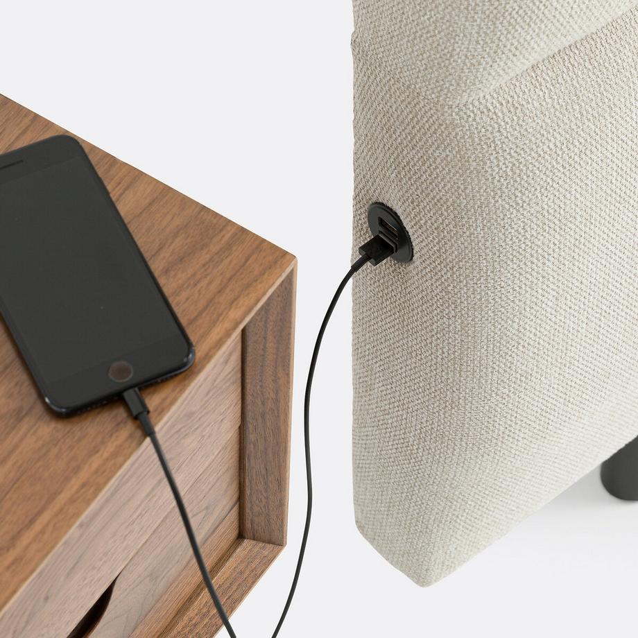 La Redoute Intérieurs Tête de lit avec prises USB  