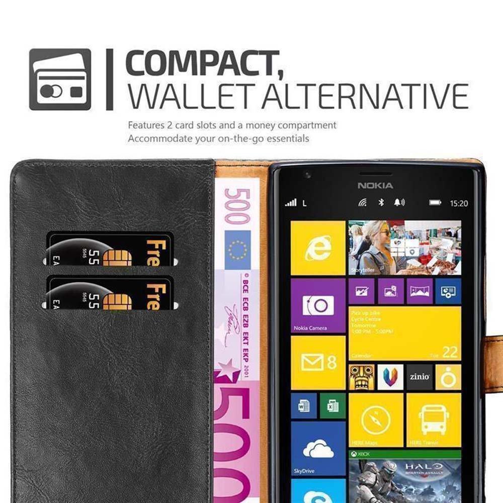 Cadorabo  Housse compatible avec Nokia Lumia 1520 - Coque de protection avec fermeture magnétique, fonction de support et compartiment pour carte 