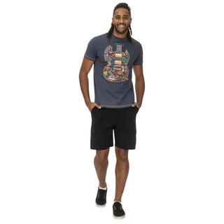 Duke Stockport Gitarren Grafikdruck T-Shirt  