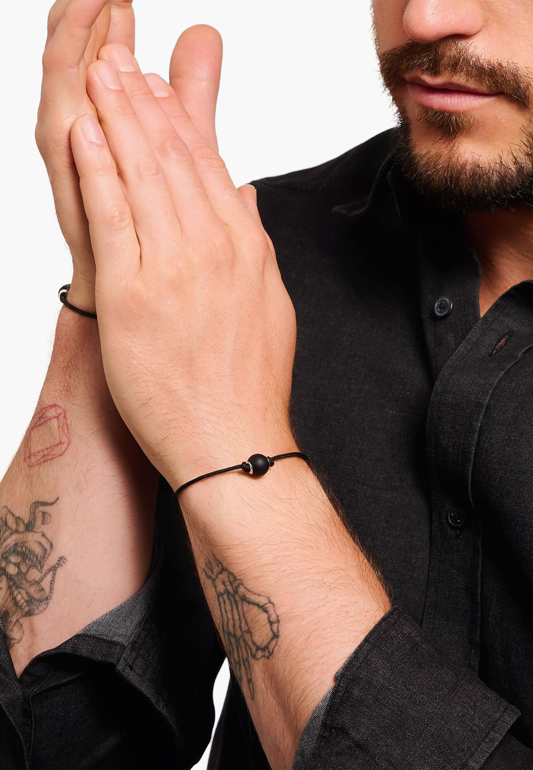 Thomas Sabo  Armband Karma Perle Schwarz 