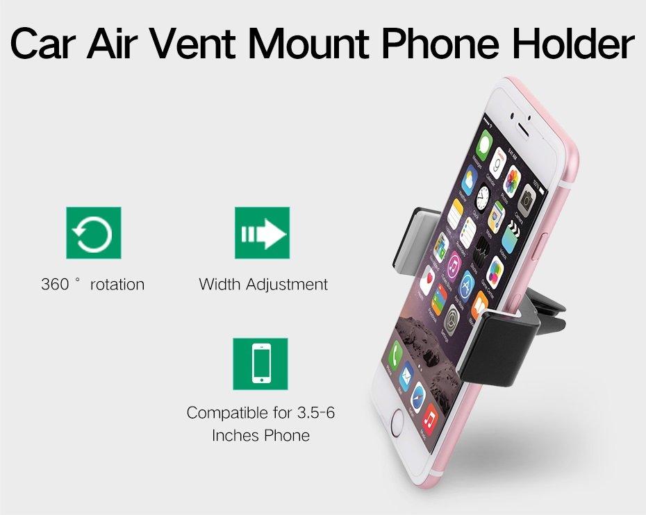 eStore  Autotelefonhalter - Schwarz 