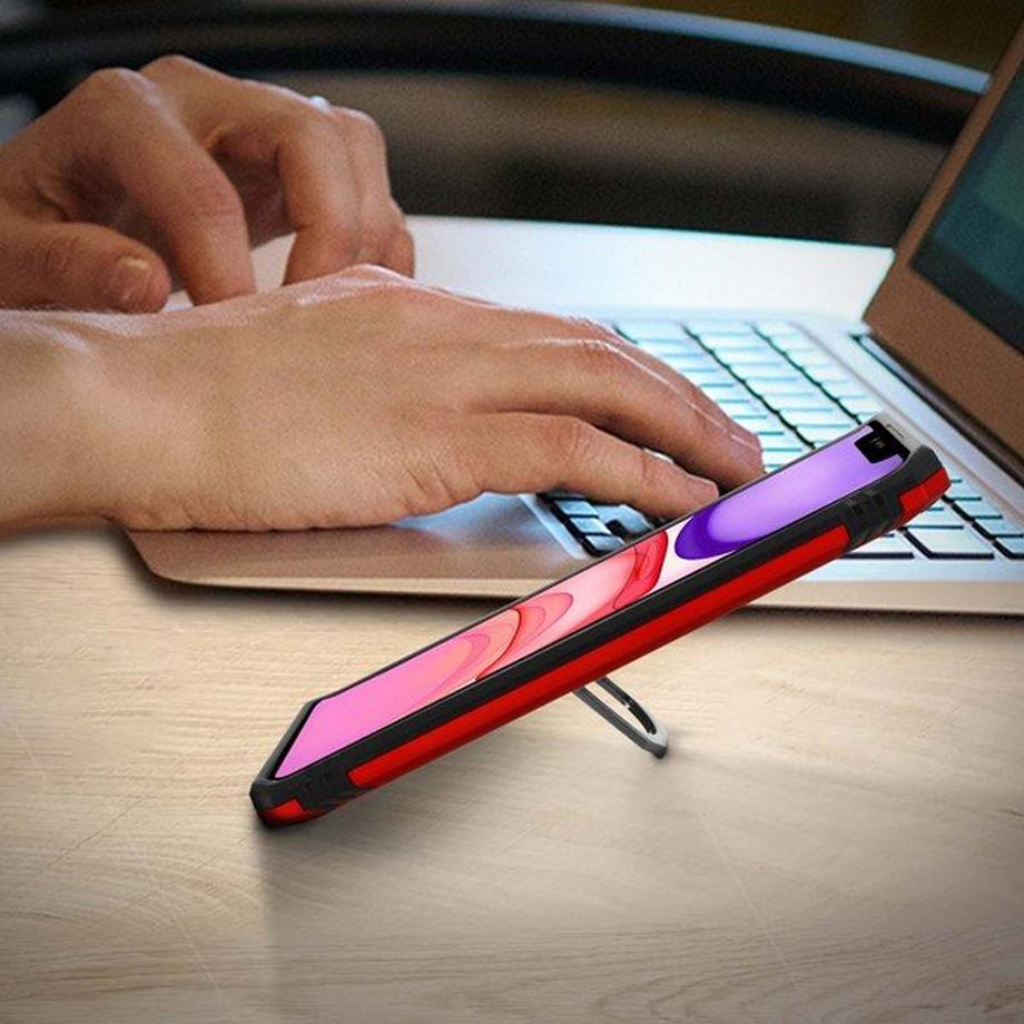 Avizar  Coque Antichoc iPhone 11 Rouge 