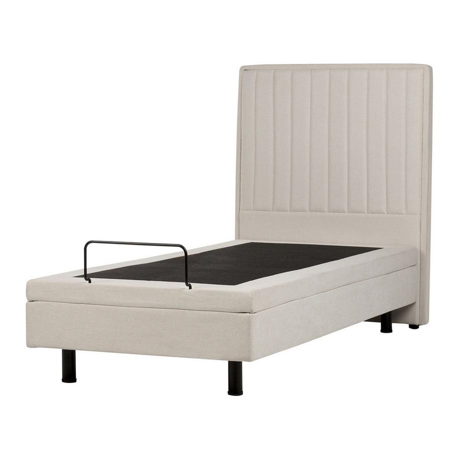 Beliani Letto regolabile en Tessuto Classico DUKE II  