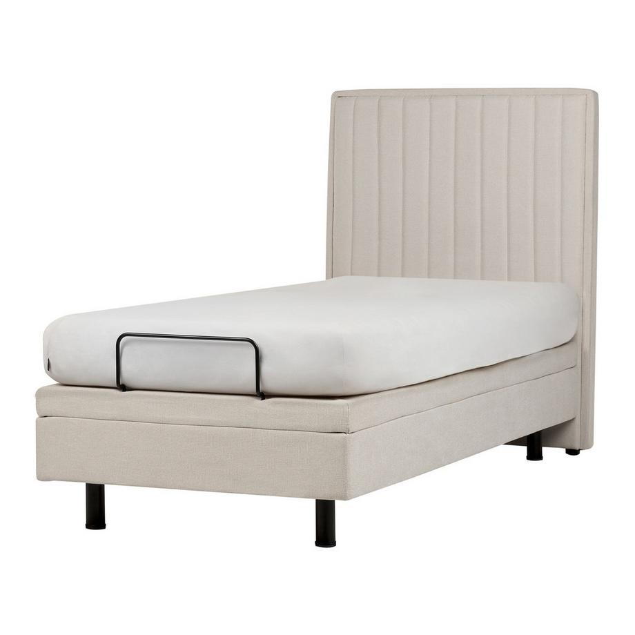 Beliani Letto regolabile en Tessuto Classico DUKE II  