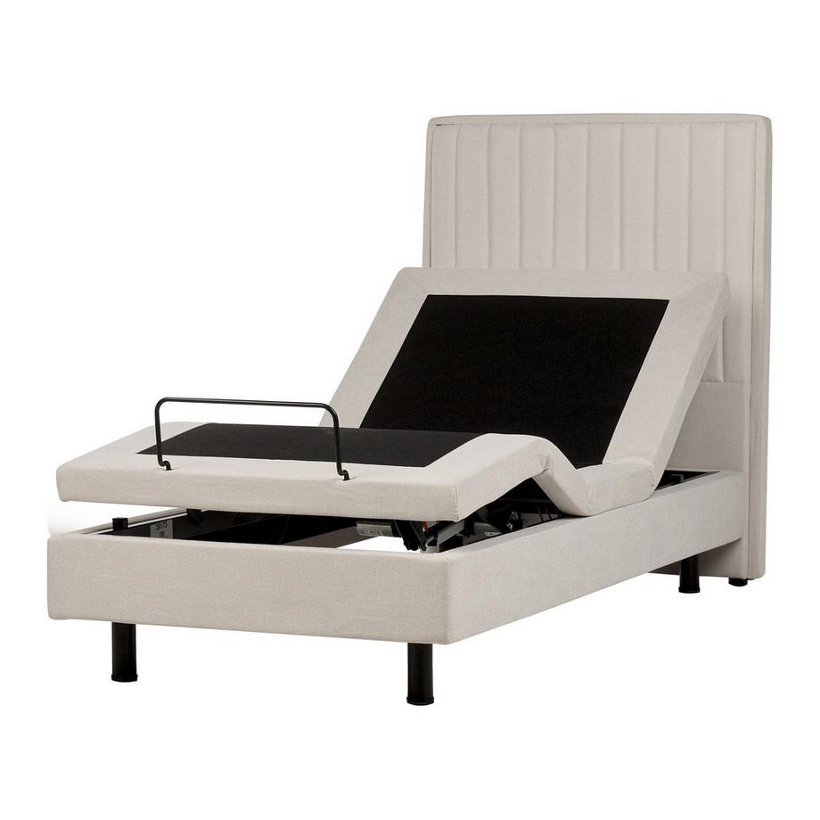 Beliani Letto regolabile en Tessuto Classico DUKE II  