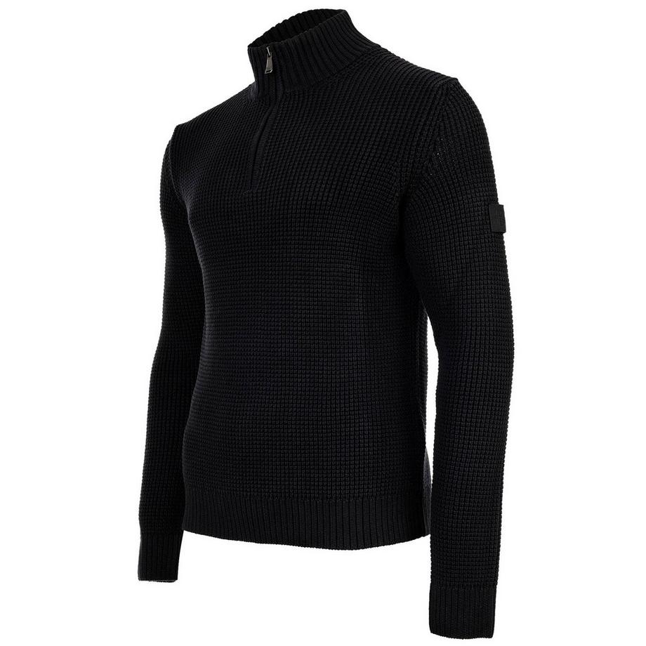 Joop Jeans Henrios Maglione a maglia Half-Zip Vestibilità confortevole  