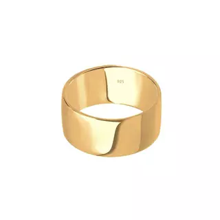 Elli  Ring Basic Bandring Gold