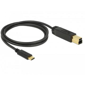 83675 USB Kabel 1 m USB 3.2 Gen 2 (3.1 Gen 2) USB C USB B Schwarz