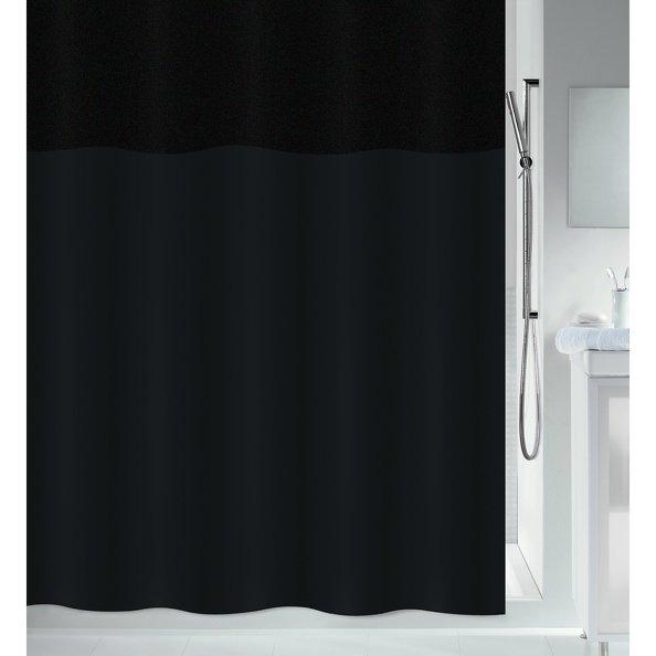 spirella Spirella Duschvorhang URBANKO Polyester 180x200cm Schwarz  