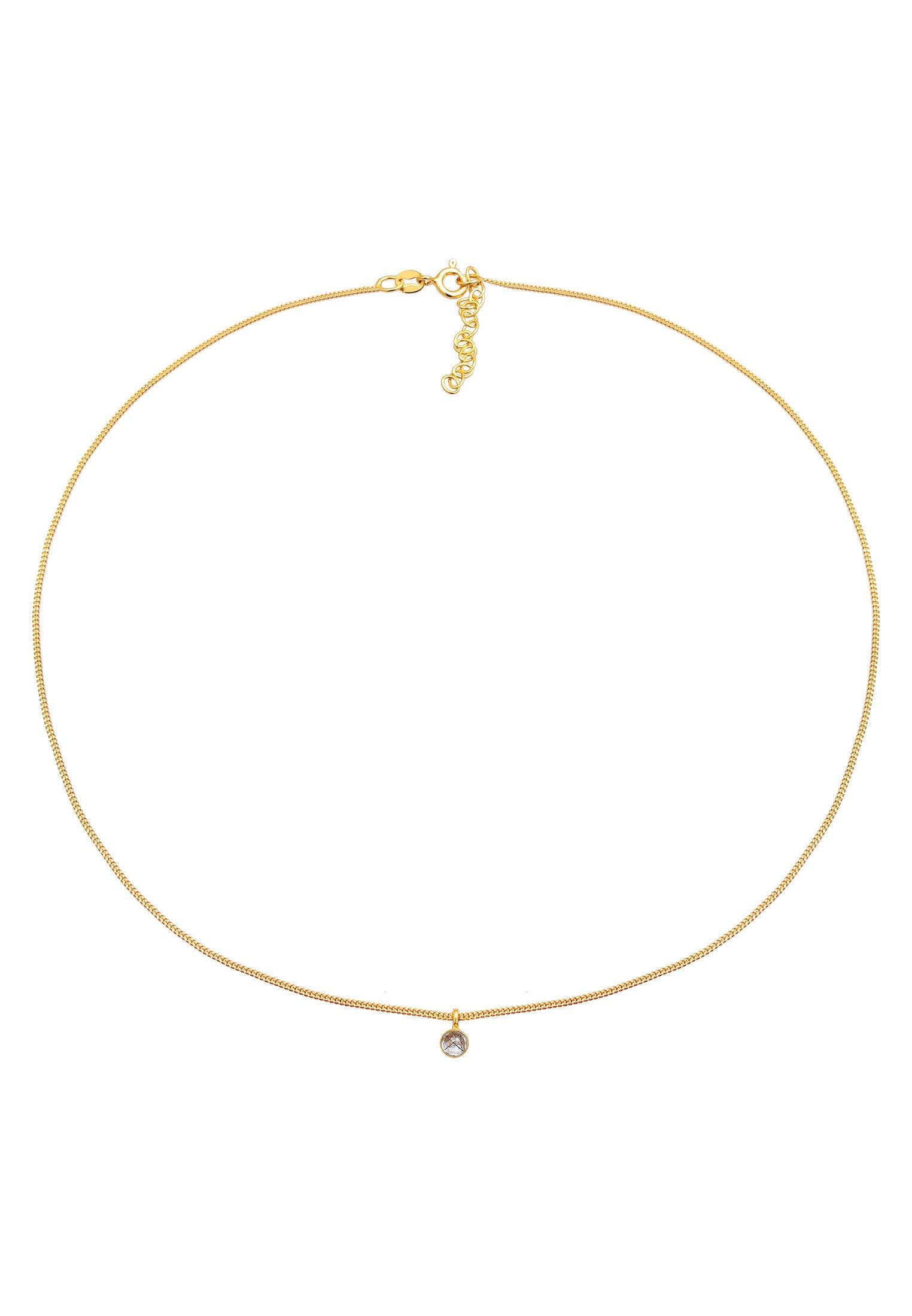 Elli  Halskette Choker Turmalin Quarz 