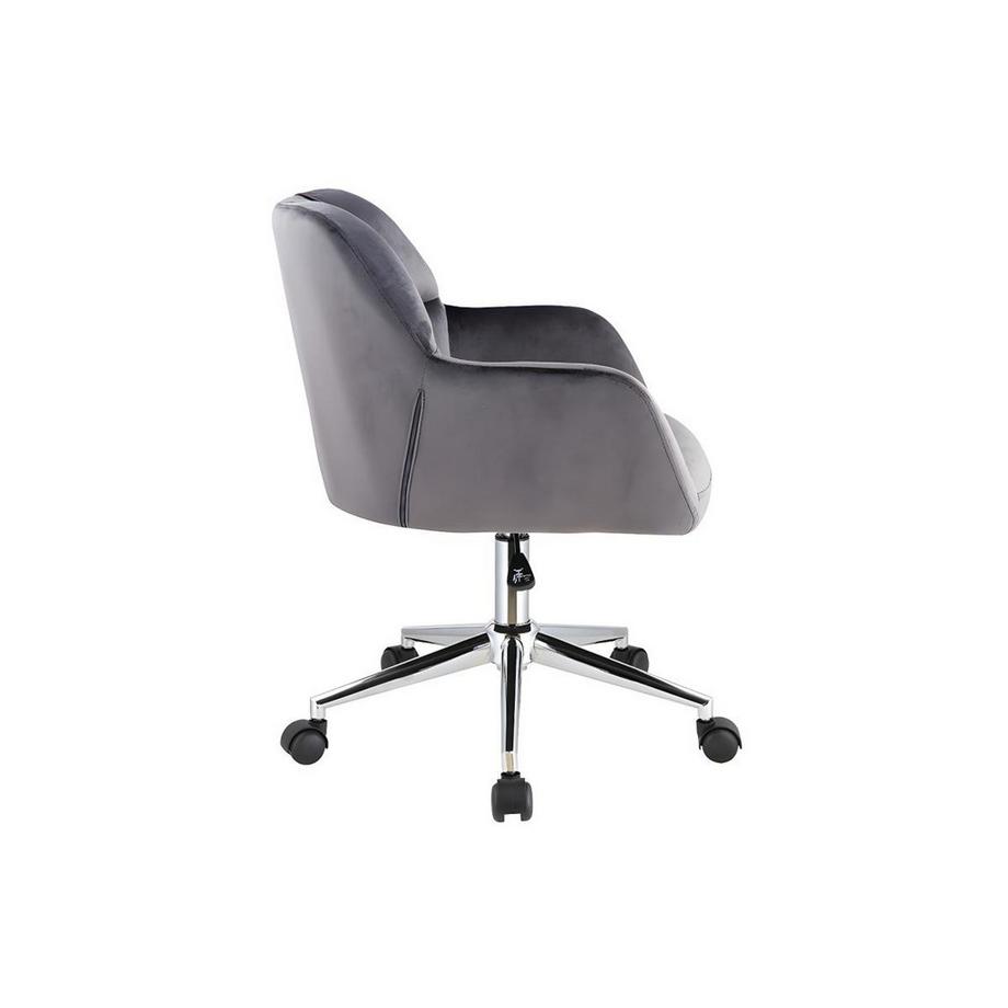 Vente-unique Chaise de bureauVelours Hauteur réglable PEGA  