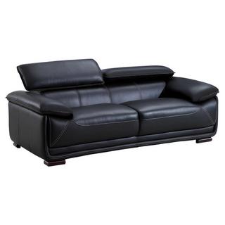 Vente-unique Ledersofa 3Sitzer MACELO  