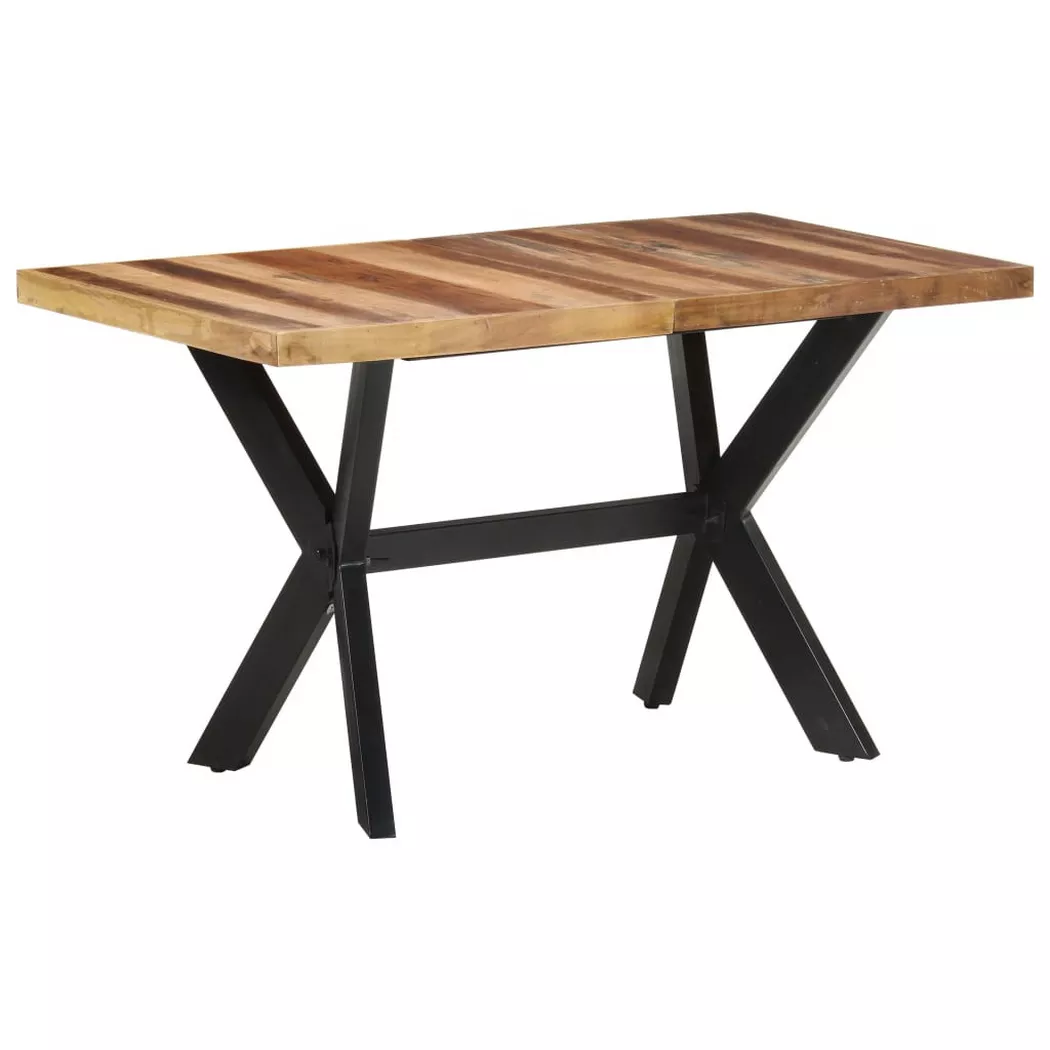 VidaXL - Table de salle à manger bois, One Size, Marron