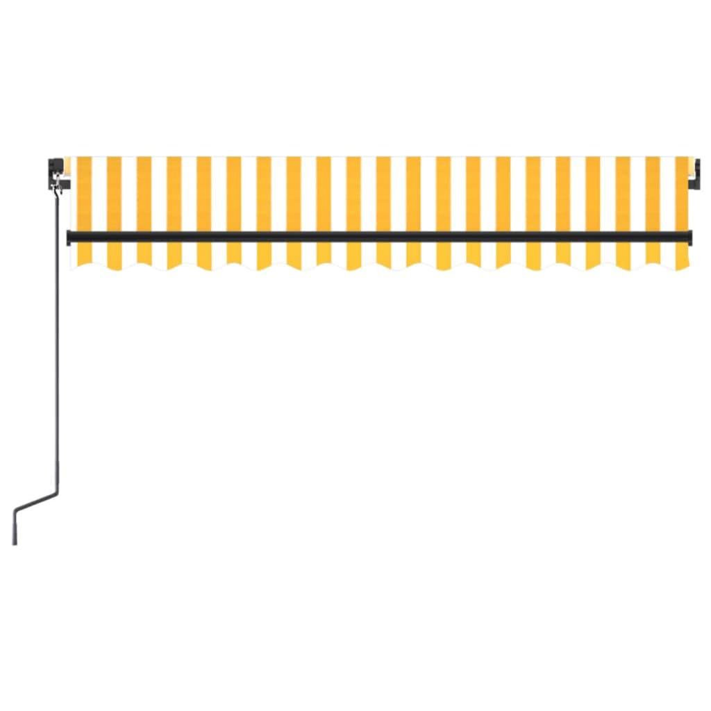 VidaXL Auvent rétractable aluminium  