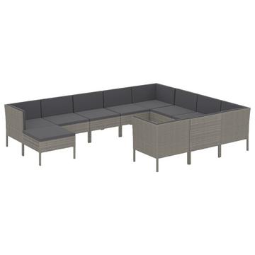 Garten-sofagarnitur poly-rattan