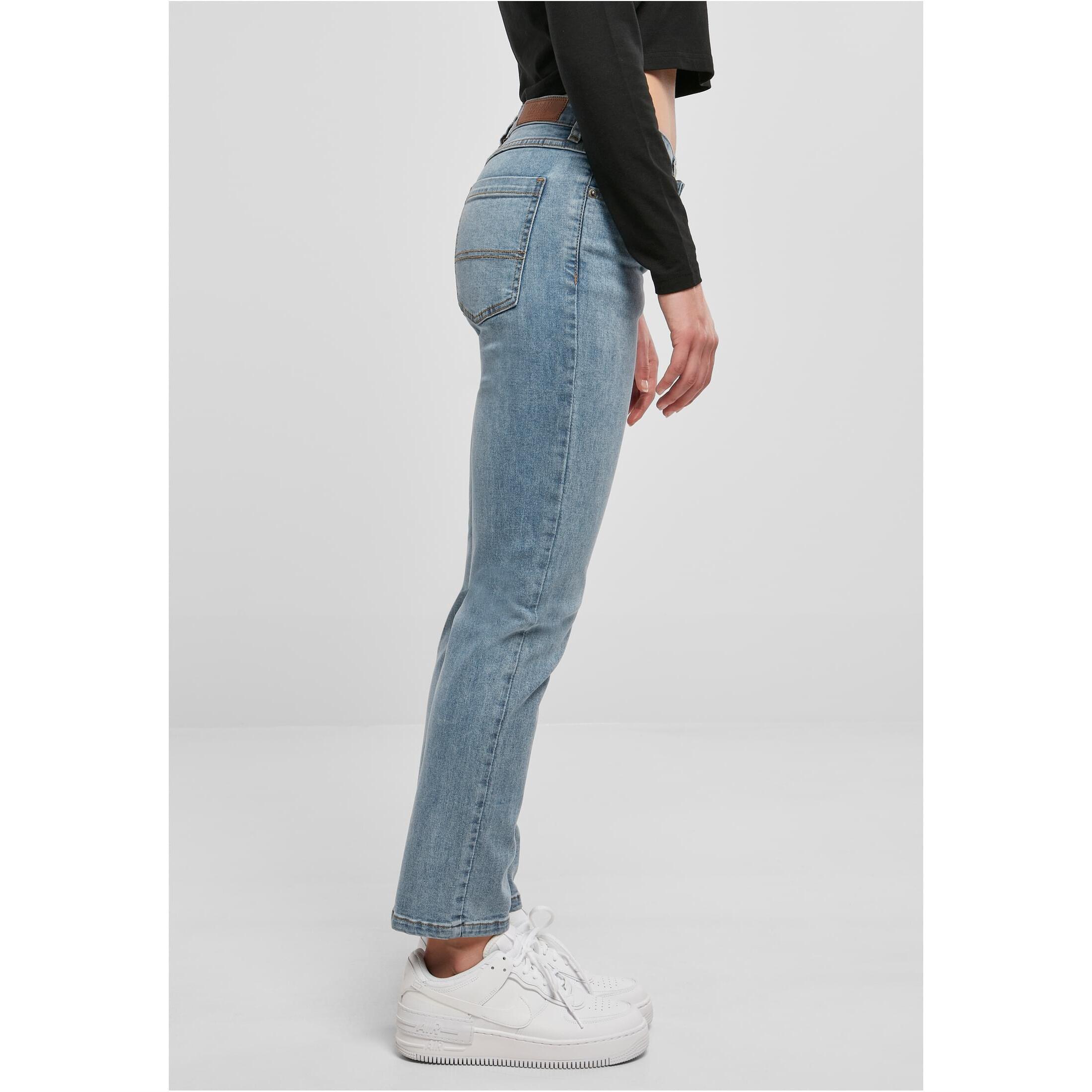 URBAN CLASSICS Gerade niedrige Taille Jeans  