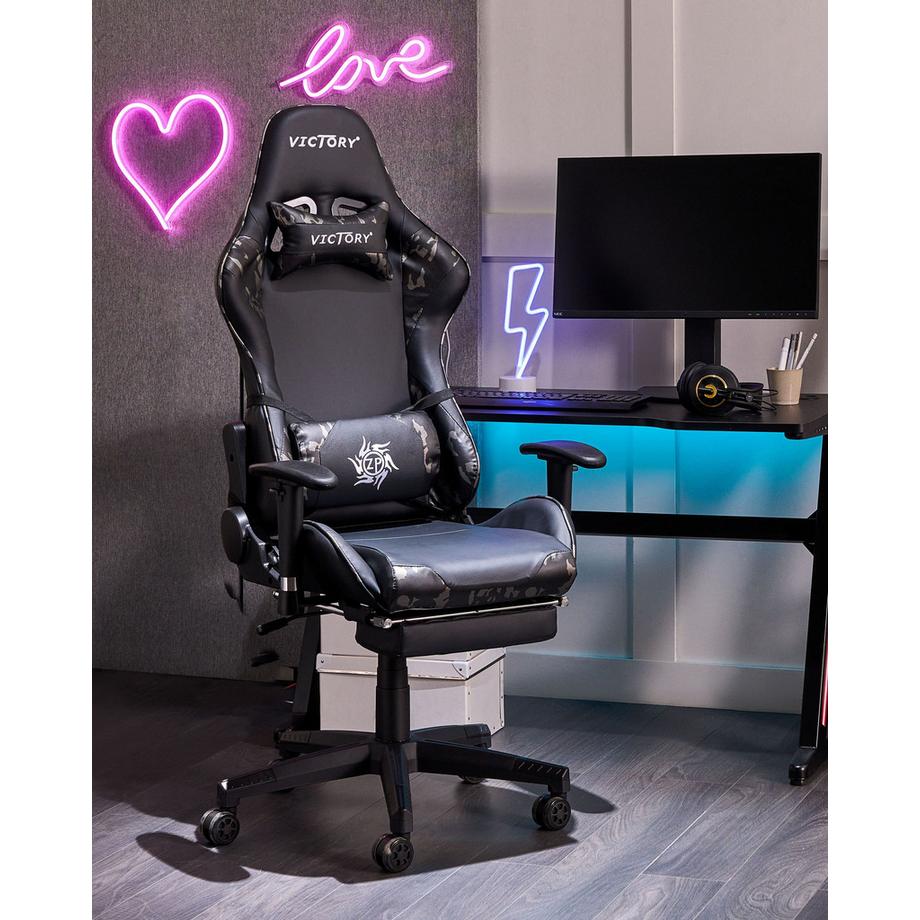 Beliani Gaming Stuhl aus Kunstleder Retro VICTORY  