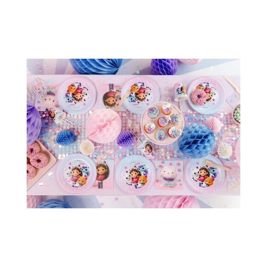 PartyDeco Serviettes en papier  Gabbys Dollhouse 20 pièces  
