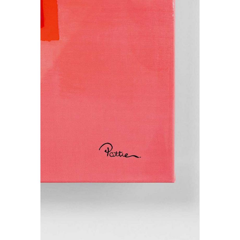 KARE Design Leinwandbild Tendency pink 150x100  
