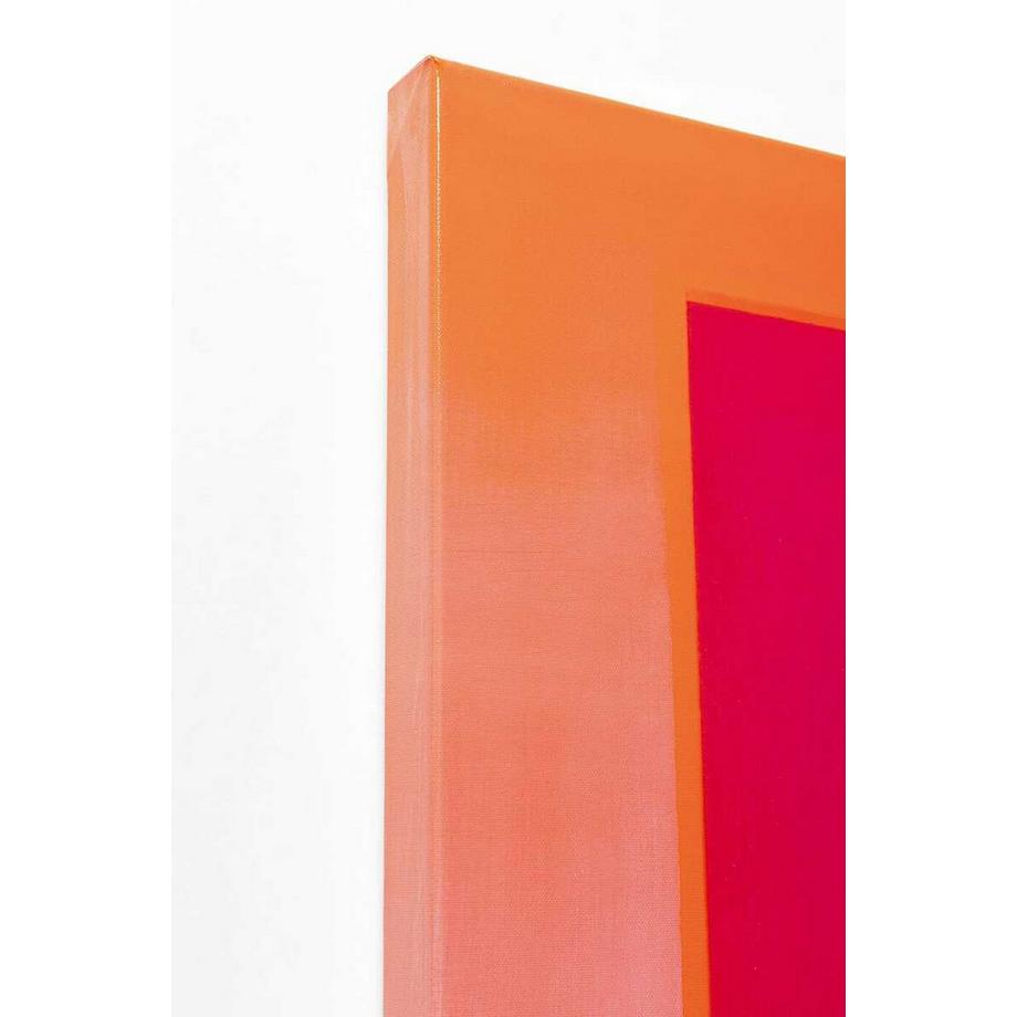 KARE Design Leinwandbild Tendency pink 150x100  