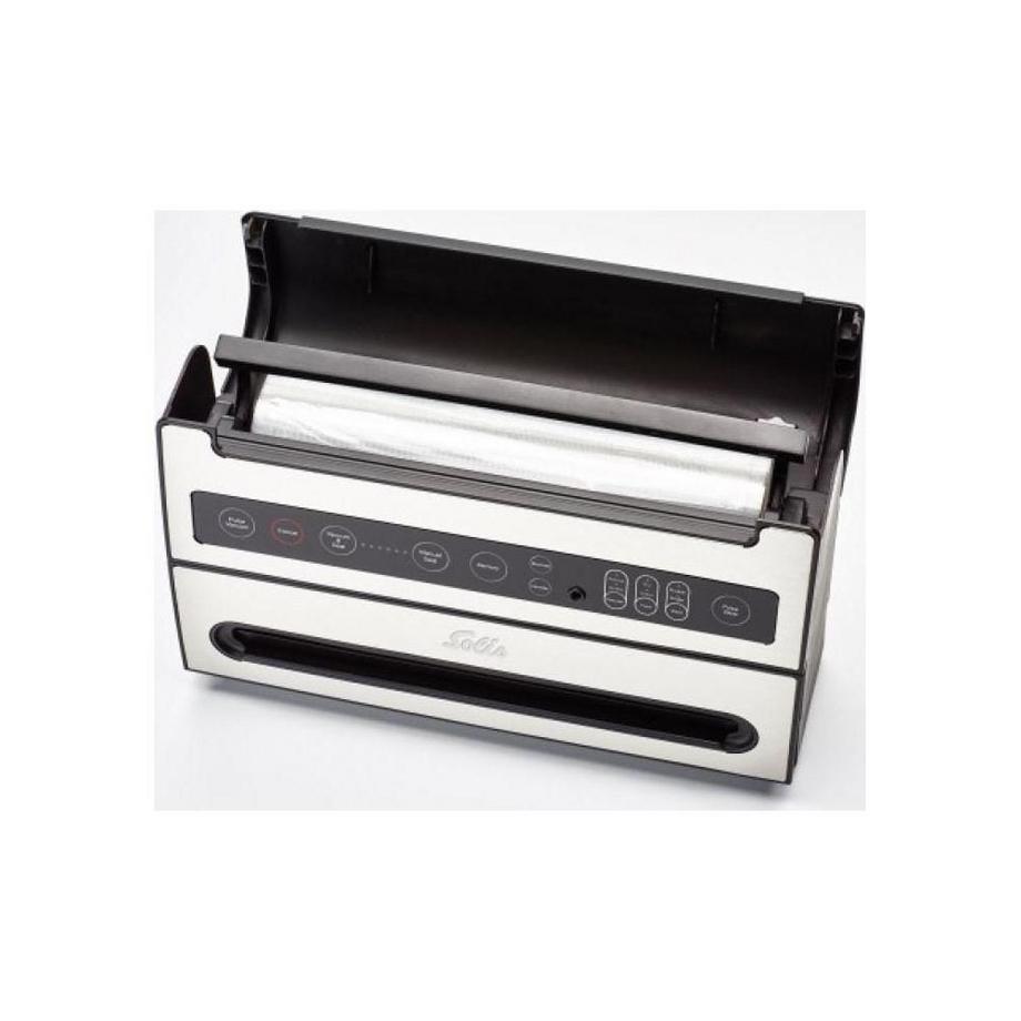 Solís Solis 922.29 macchina per sottovuoto 800 mbar Nero, Acciaio inossidabile  