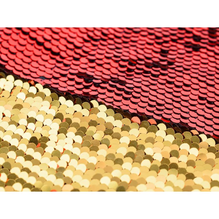 PartyDeco  1 Bonnet de Père Noël avec Paillettes 