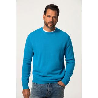 JP1880  Maglione in cotone con scollo arrotondato e ricamo JP1880 