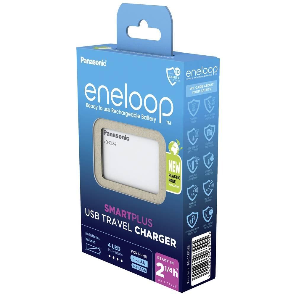 Panasonic  eneloop Smart Plus USB Travel Charger BQ-CC87 