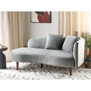 Beliani Chaise longue en Velours Glamour CHAUMONT  