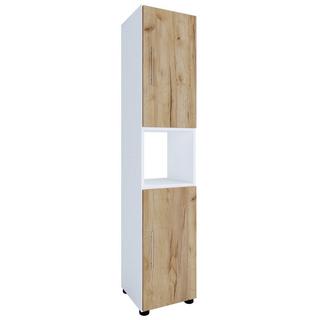 VCM Holz Badmöbel Stand Badregal Badezimmer Badschrank Hochschrank Flandu  