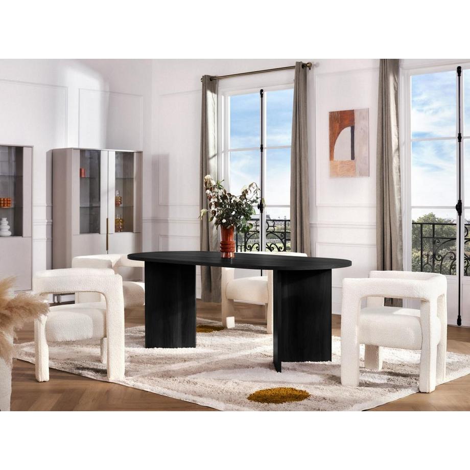 Vente-unique Tisch ohne Ausziehfunktion TOPANIA  